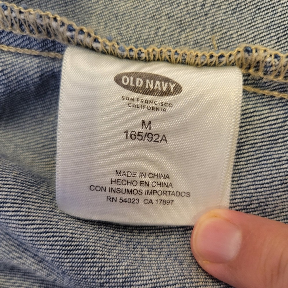 Old Navy Women's Denim Jacket Medium Blue Jean Jacket Classic Casual - Picture 5 of 8